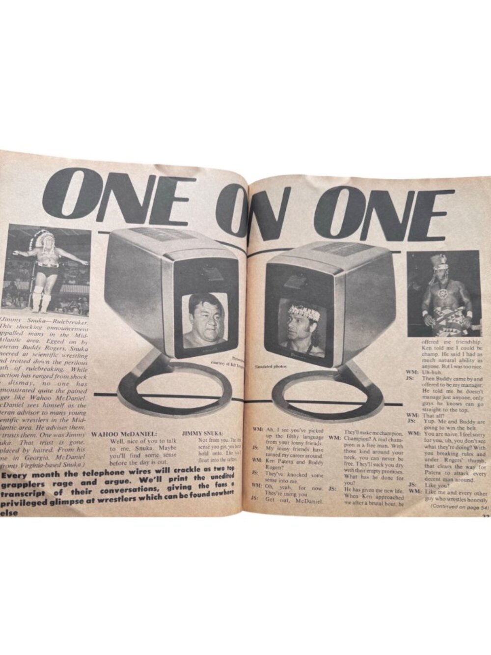 Inside Wrestling Victory Sports Putski Backlund Heenan Snuka Patera Nov 1979 WWF - Picture 9 of 12